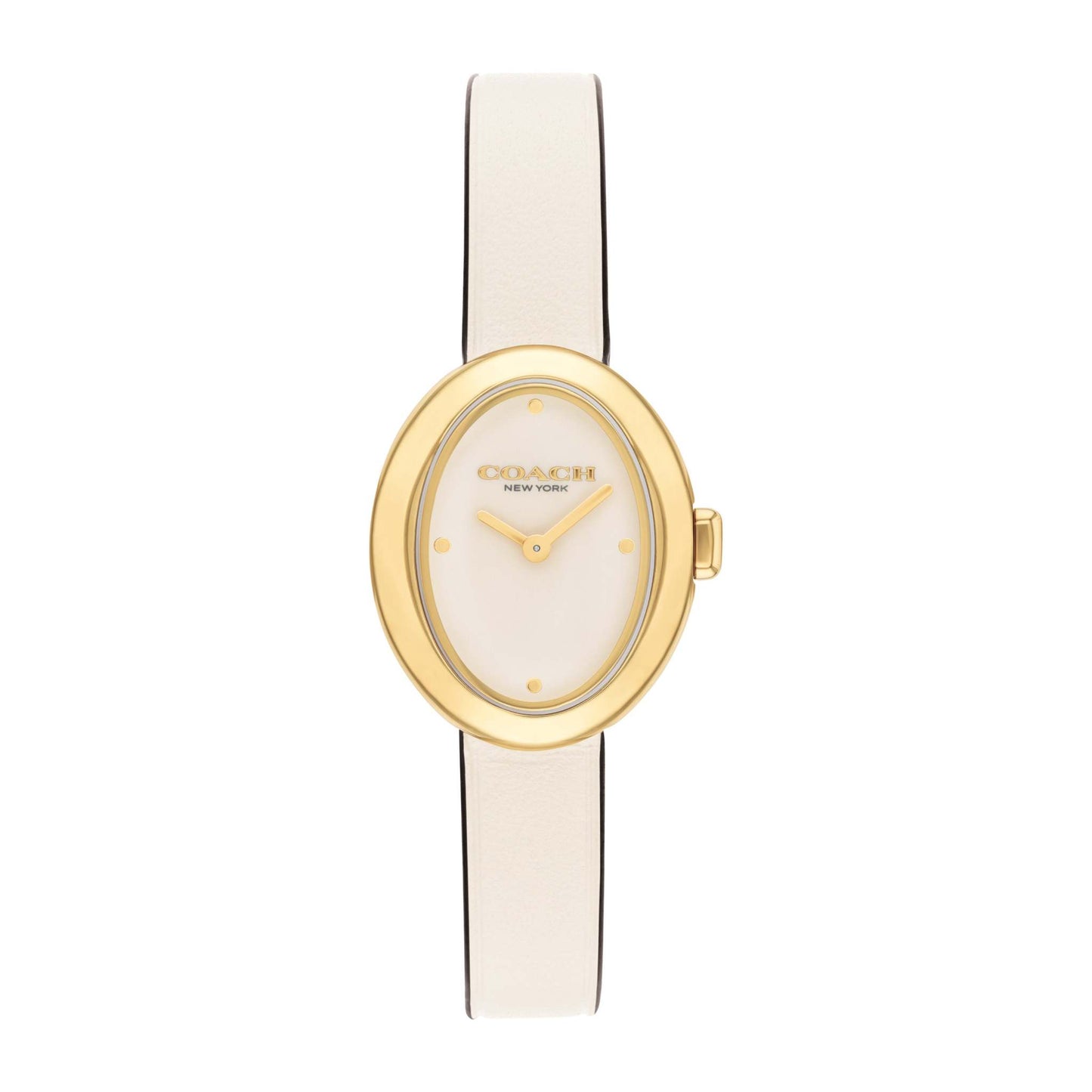 LADIES' SAMMY OVAL LEATHER STRAP WATCH