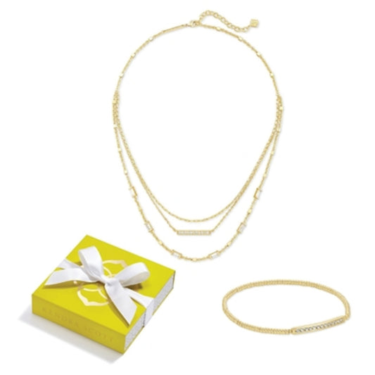 Addison Gold 2pc Set, Gold