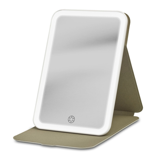 IHOME ULTRA THIN PORTABLE, RECHARGEABLE MIRROR WITH LED LIGHTS