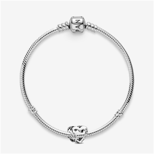 HEART INFINITY BRACELET, 9.1"