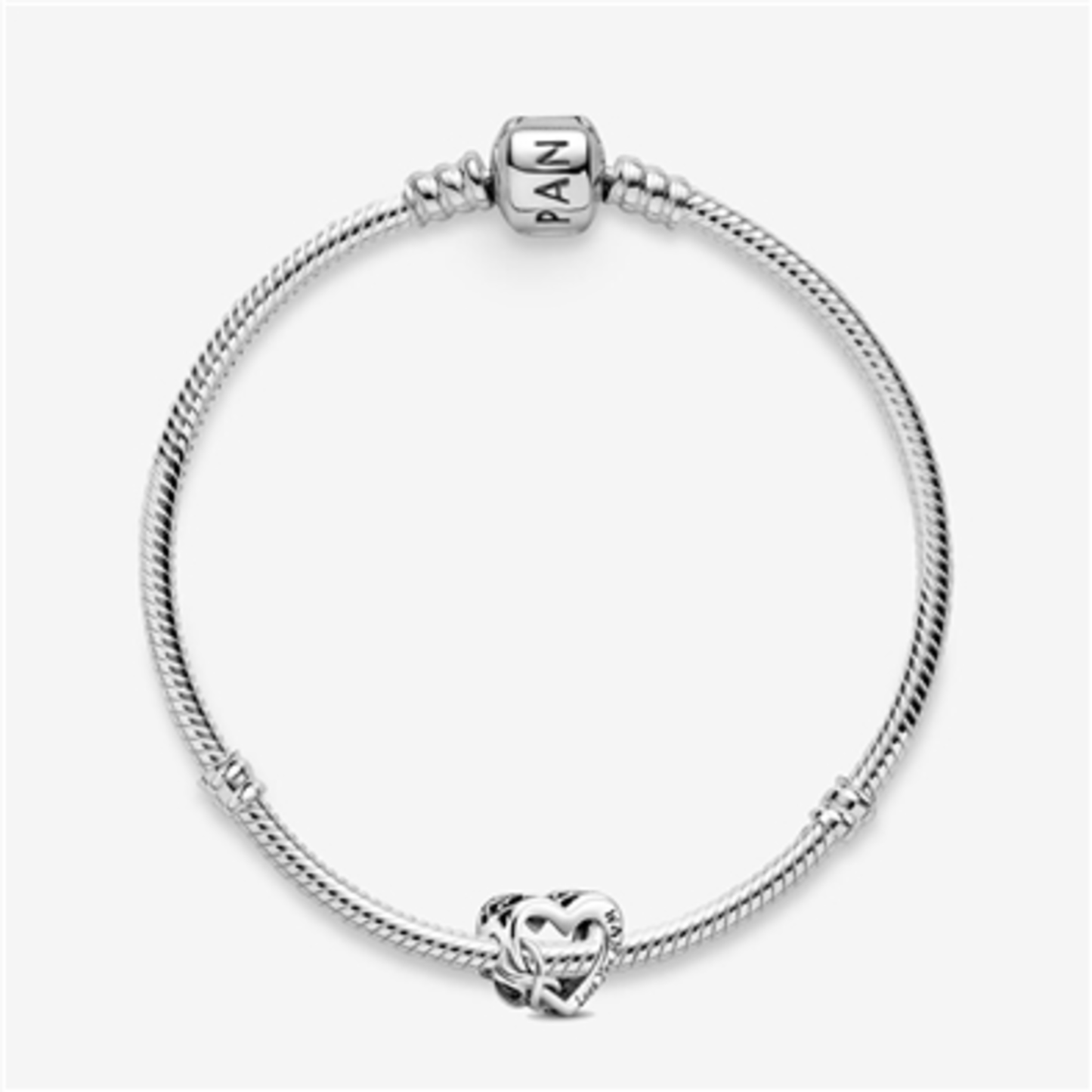 HEART INFINITY BRACELET, 7.1"