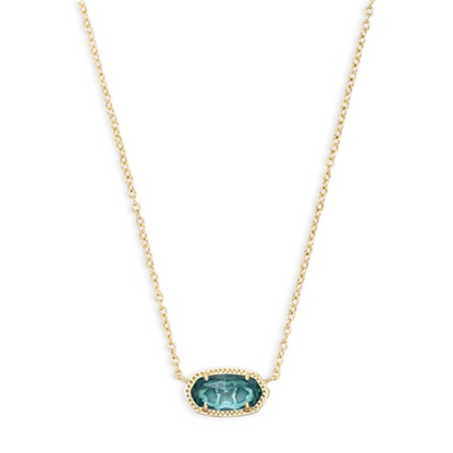 ELISA NECKLACE, GOLD/LONDON BLUE
