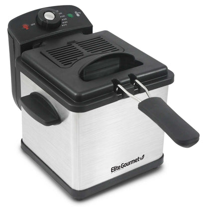 1.6QT IMMERSION STAINLESS STEEL DEEP FRYER