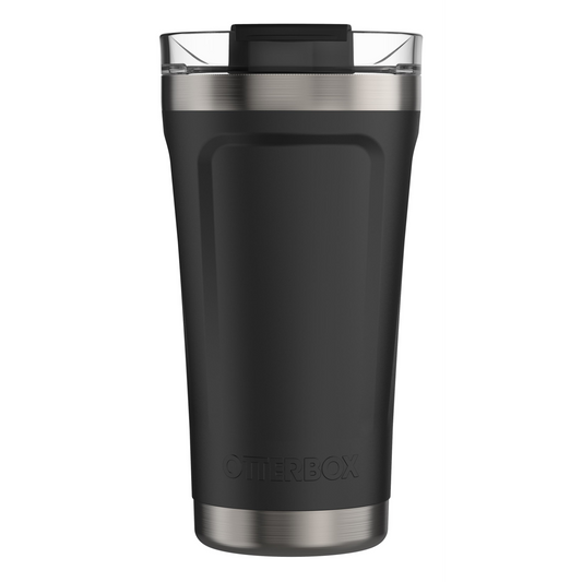 OTTERBOX ELEVATION 16 OZ. TUMBLER WITH LID - SILVER PANTHER BLACK