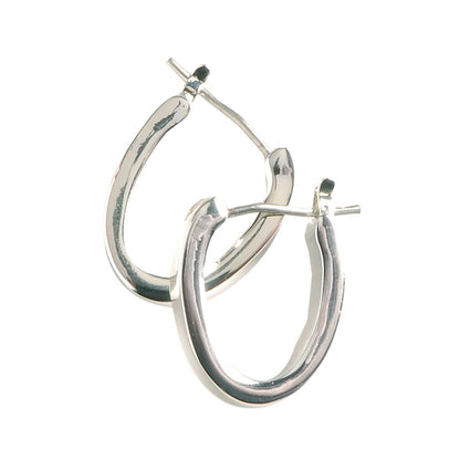 LAUREN RALPH LAUREN OVAL HOOP EARRINGS