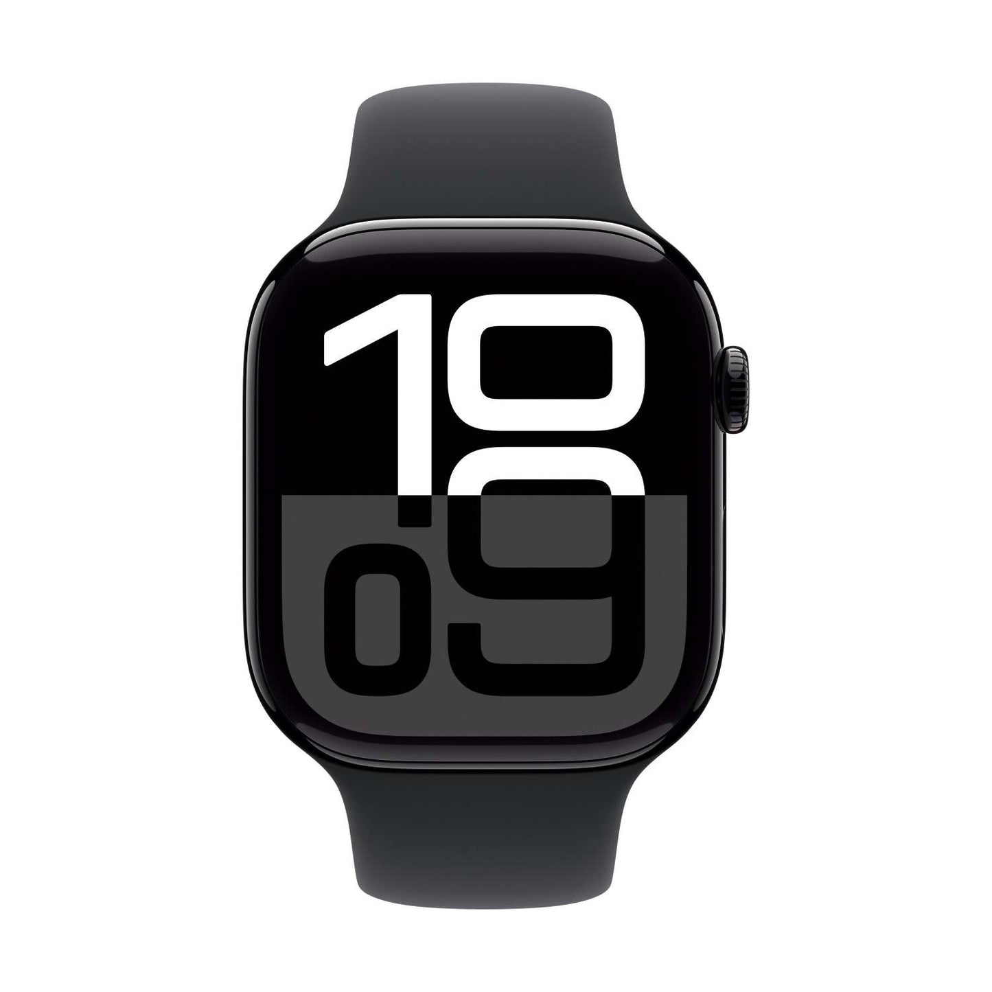 WATCH SERIES 10 GPS 46MM JET BLACK ALUMINUM CASE W/ M/L BLACK SPORT BAND