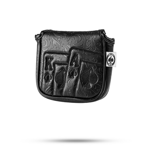 BLACKOUT ACE OF SPADES - MALLET PUTTER COVER
