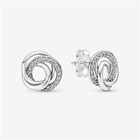 FAMILY ALWAYS ENCIRCLED STUD EARRINGS