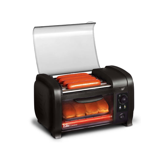 HOT DOG ROLLER/TOASTER OVEN BLACK