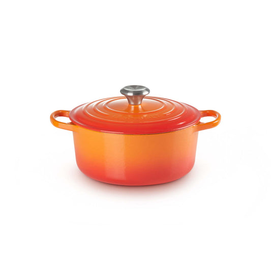 4.5QT SIGNATURE CAST IRON ROUND DUTCH OVEN FLAME