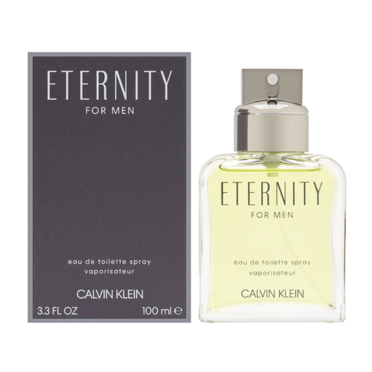 CALVIN KLEIN ETERNITY FOR MEN EAU DE TOILETTE - 3.4 FL OZ