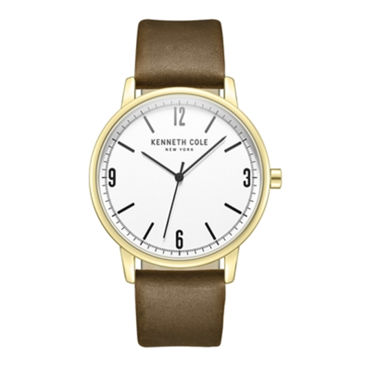 CLASSIC MENS WATCH, BROWN, MENS STANDARD