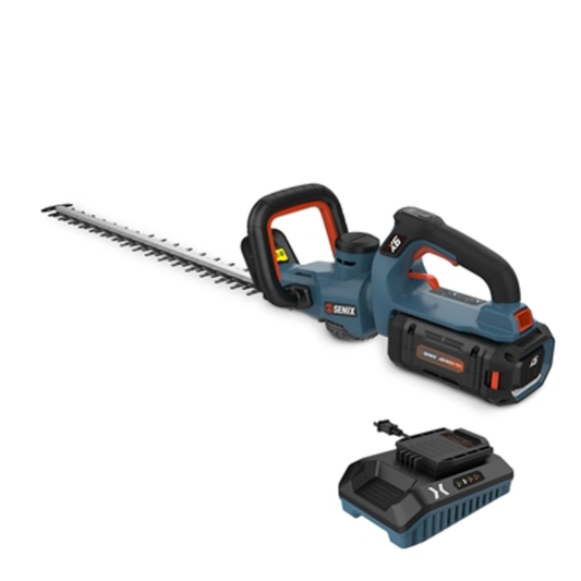 60V 26IN HDG TRIMMER W/BATTERY  AND  CHARGER, BLUE, 26"