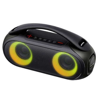 PORTABLE BLUETOOTH SPEAKER W/ RGB PANEL & SHOULDER STRAP