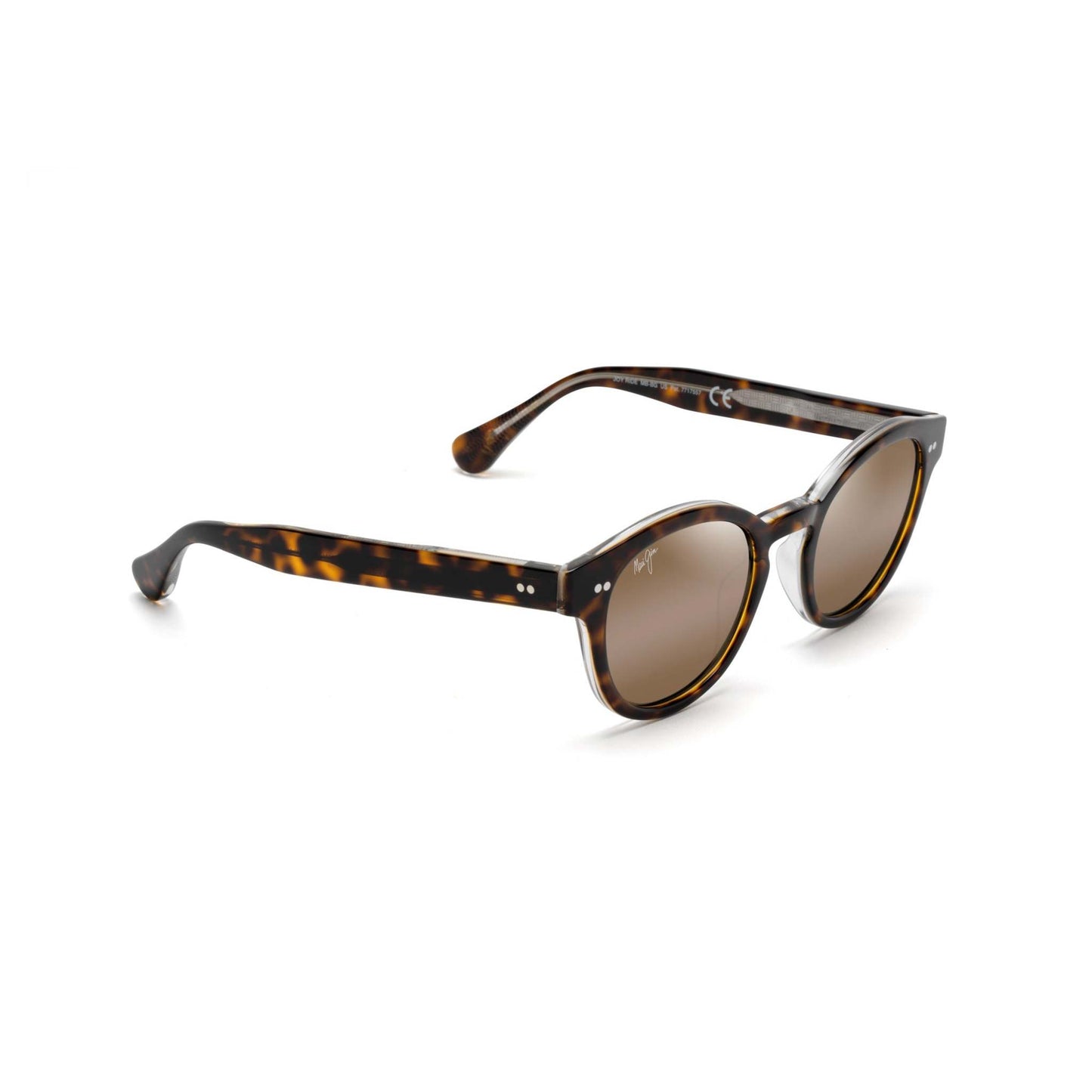 Joy Ride Polarized Sunglasses Tortoise and Crystal Frame HCL Bronze Lens