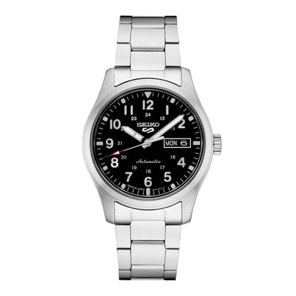 MENS SEIKO 5 SPORT AUTOMATIC & STAINLESS STEEL WATCH