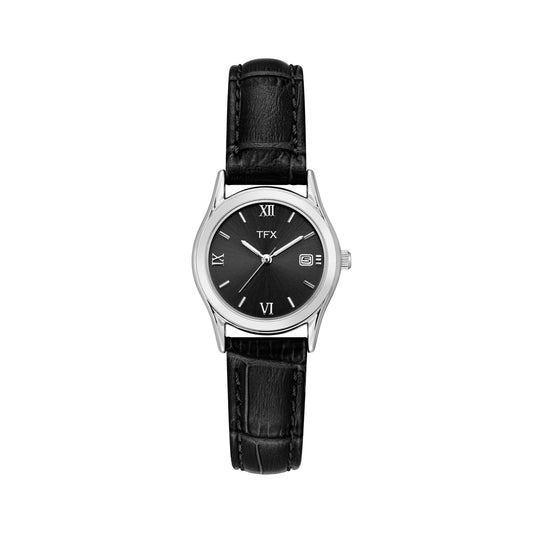 TFX LADIES LEATHER STRAP WATCH