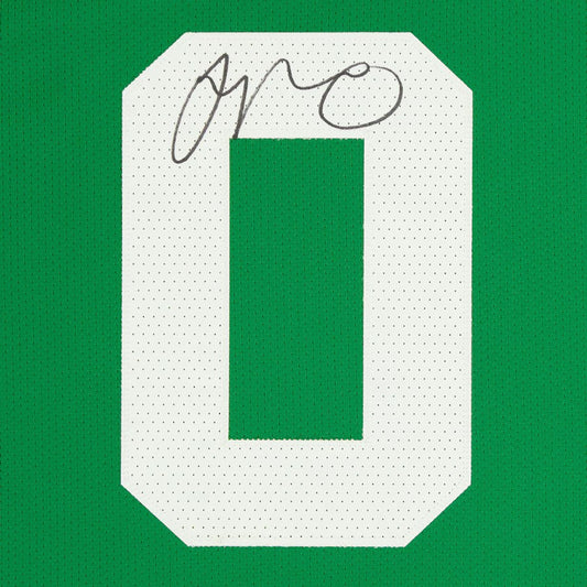 Jayson Tatum Autographed Boston Celtics Green Nike Icon Edition Swingman Jersey (2022–23)