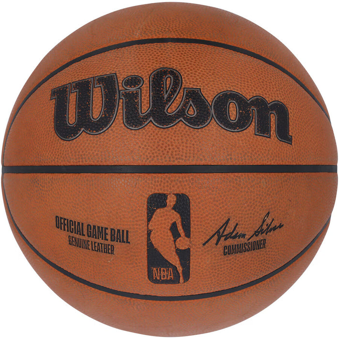 Game-Used Basketball – New York Knicks vs. Detroit Pistons (April 21, 2025)